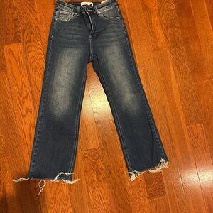 Classic Blue Straight Leg Jeans